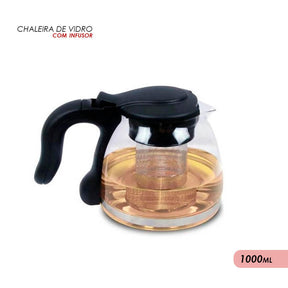 Bule de Vidro com Infusor de Chá
