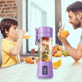 Mini Liquidificador Mixer Juice Garrafa Portátil USB Recarregável