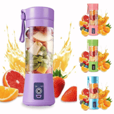 Mini Liquidificador Mixer Juice Garrafa Portátil USB Recarregável