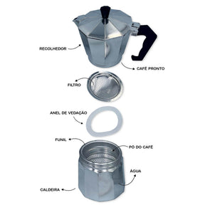 Cafeteira Italiana - 9 Xícaras