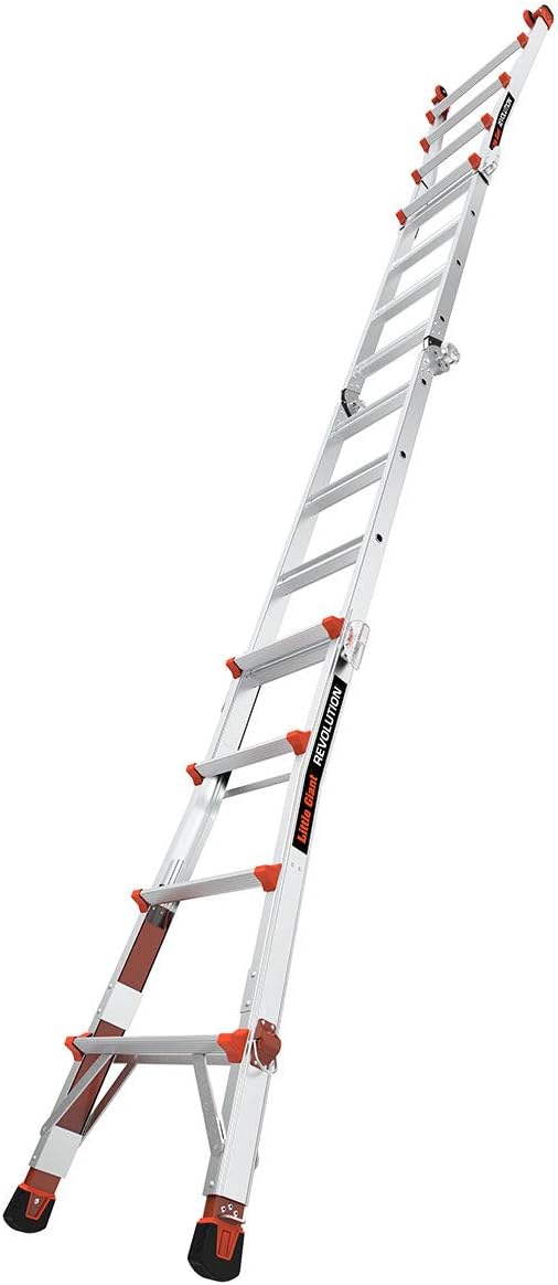Little Giant Ladder 12017-801 Revolution M17 with Ratcheting Levelers
