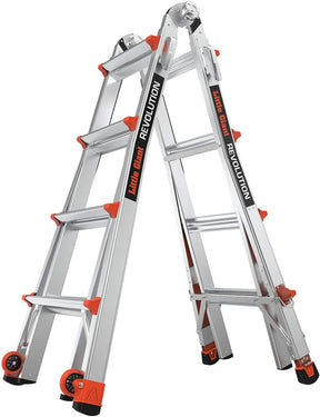 Little Giant Ladder 12017-801 Revolution M17 with Ratcheting Levelers