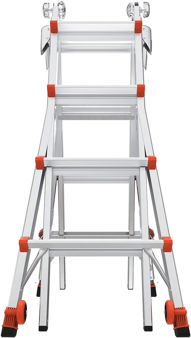 Little Giant Ladder 12017-801 Revolution M17 with Ratcheting Levelers