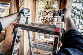 Little Giant Ladder 12017-801 Revolution M17 with Ratcheting Levelers