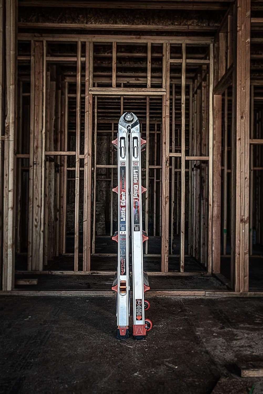 Little Giant Ladder 12017-801 Revolution M17 with Ratcheting Levelers
