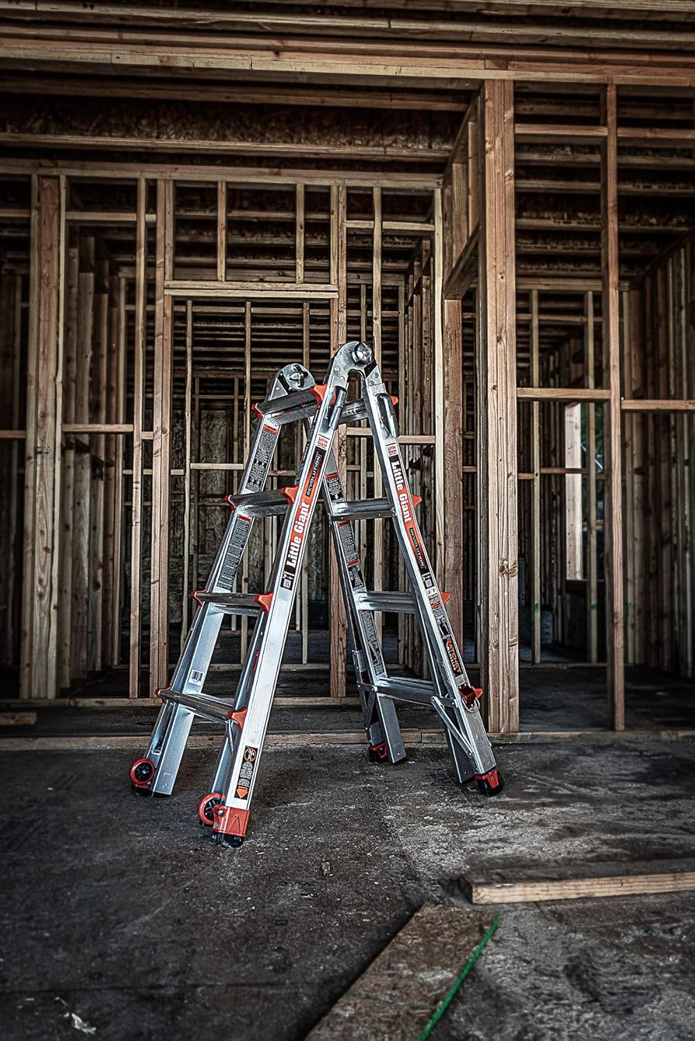 Little Giant Ladder 12017-801 Revolution M17 with Ratcheting Levelers