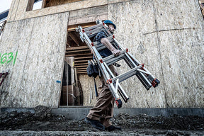 Little Giant Ladder 12017-801 Revolution M17 with Ratcheting Levelers
