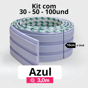 Kit Painel Ripado Autocolante 3M Laminado  | Linha Madeto | DIY